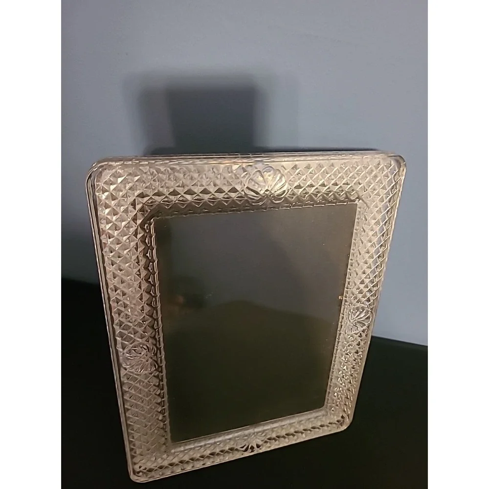 Heavy Crystal Glass Photo Frame 9 x 7 In Hold Photo 5 X‎ 7 gallery picture